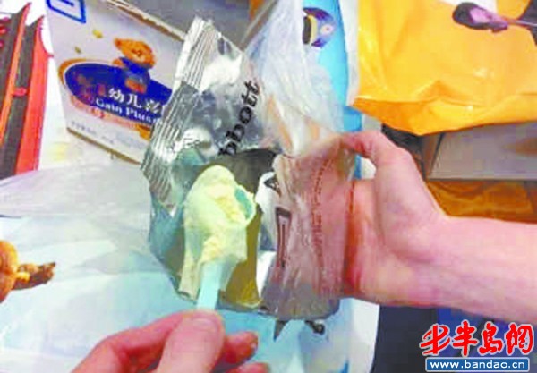 雅培奶粉埋着半截避孕套?(图)