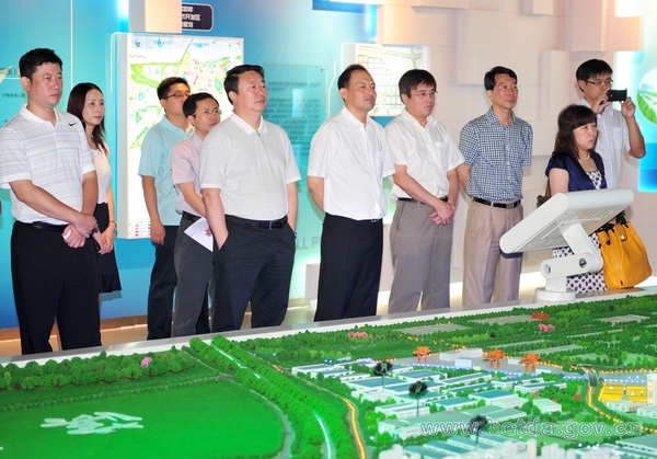 沈阳市政府代表团一行考察我区 国家级合肥经