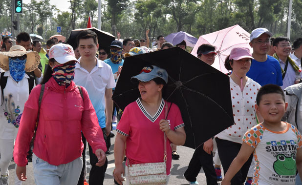 六安市全民健身走活动今举行--中安在线-六安网