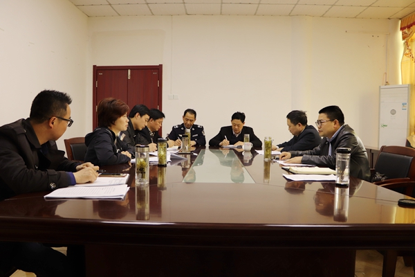 廖志远到金社镇调研扫黑除恶与脱贫攻坚专项巡