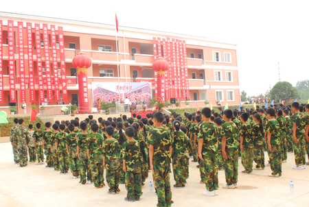 河沥中学初中部新教学楼启用--中安在线-宁国新